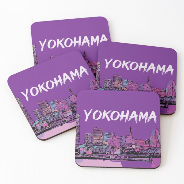 Item preview, Yokohama - Japanese City Pop Aesthetic designed and sold by Lakeric Cityscapes.