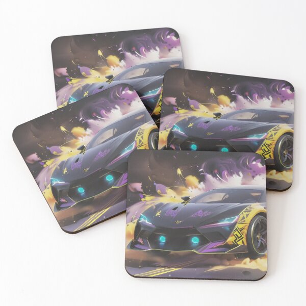 Item preview, Super Sports Car, Black & Yellow designed and sold by DigitalHeadache.