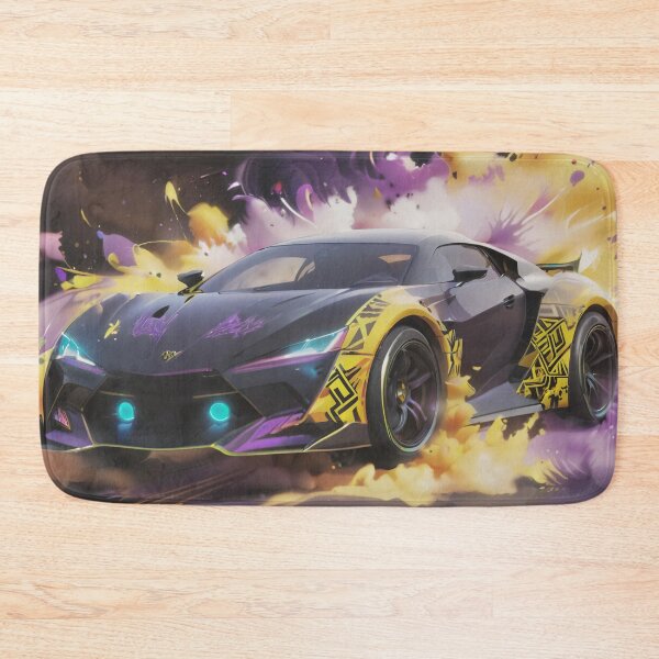Item preview, Super Sports Car, Black & Yellow designed and sold by DigitalHeadache.