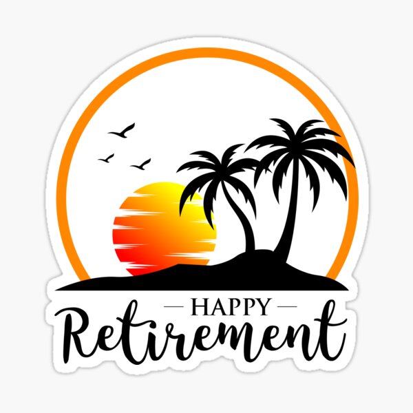 Item preview, Happy retirement designed and sold by Oval Shop.