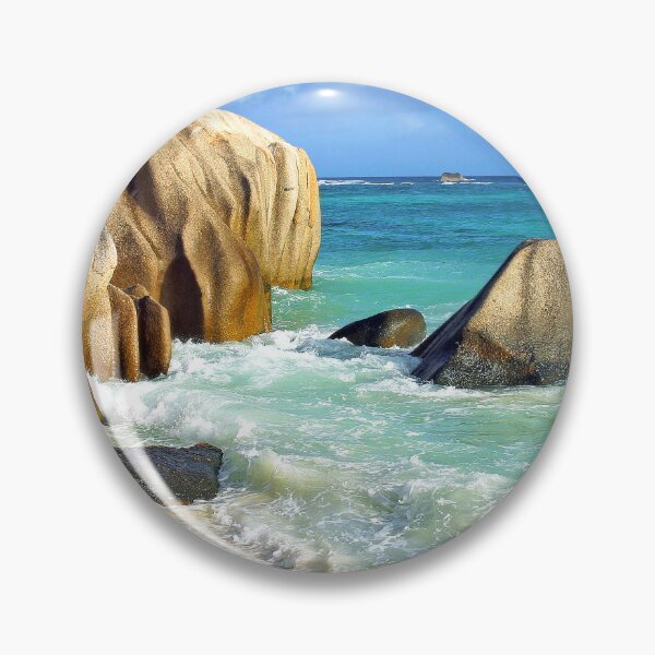 Item preview, Seychelles islands landscape. Paradise sandy beach with big giant granite stones. designed and sold by IaroslavB.