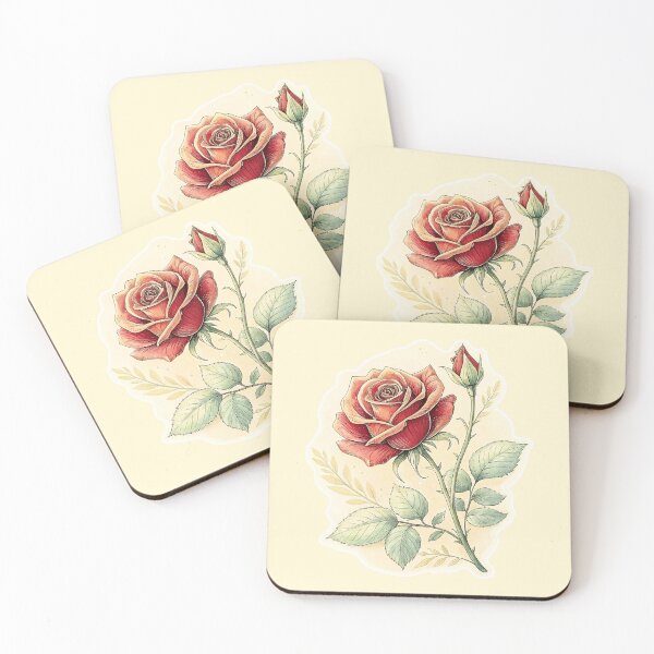 Item preview, Rose flower in pastel color! designed and sold by AhArtMe.