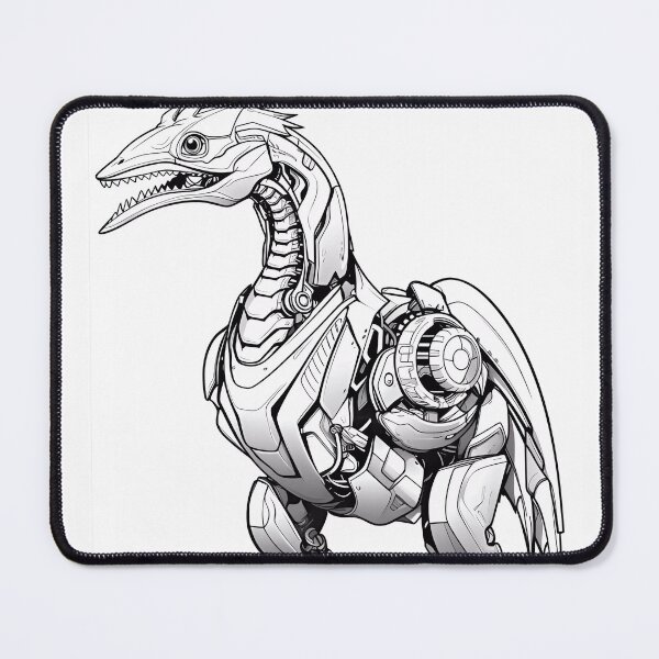 Item preview, Robot Dinosaur #7 Coloring Page Pattern  designed and sold by DavidColoring.