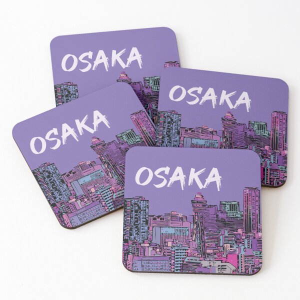 Item preview, Osaka - Japanese City Pop Aesthetic designed and sold by Lakeric Cityscapes.