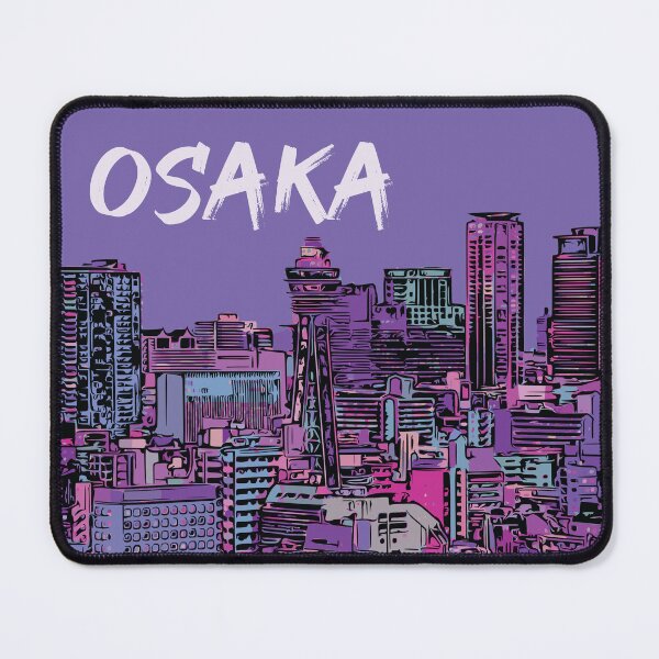 Item preview, Osaka - Japanese City Pop Aesthetic designed and sold by Lakeric Cityscapes.