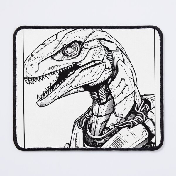 Item preview, Robot Dinosaur #8 Coloring Page Pattern  designed and sold by DavidColoring.