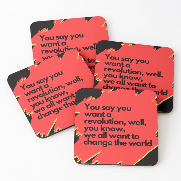 Item preview, You say you want a revolution, well, you know, we all want to change the world designed and sold by Stefrait-7.