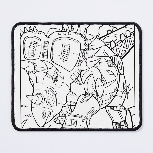 Item preview, Robot Dinosaur #9 Coloring Page Pattern  designed and sold by DavidColoring.