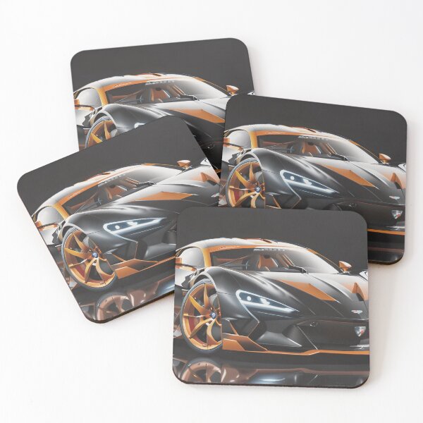 Item preview, Super Sports Car, Black & Orange designed and sold by DigitalHeadache.