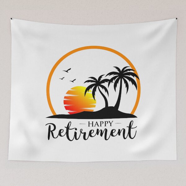 Item preview, Happy retirement designed and sold by Oval Shop.