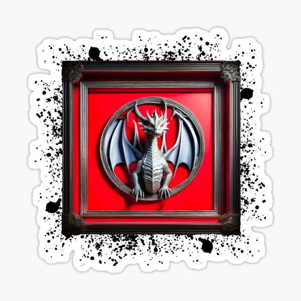 Dragon fans unique art  Sticker