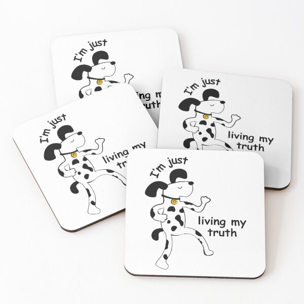 Item preview, dancing dog living my truth designed and sold by Neve Brown.