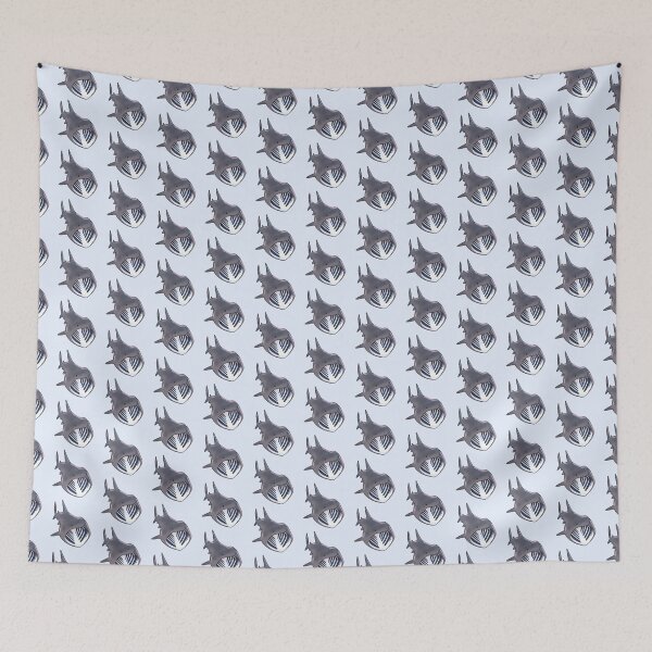 Item preview, basking shark art designed and sold by Mayarartsy.