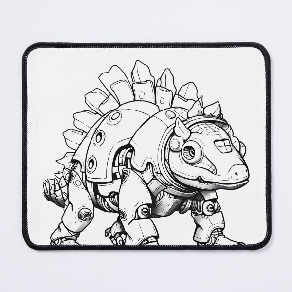 Item preview, Robot Dinosaur #13 Coloring Page Pattern  designed and sold by DavidColoring.