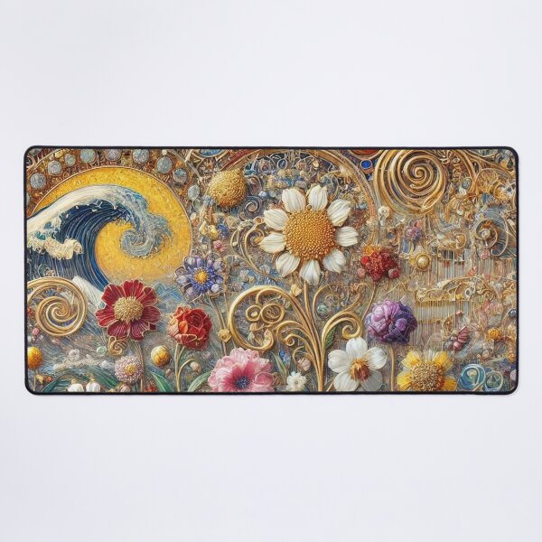 Item preview, Art Nouveau Whimsical Bloom: Baroque Floral Fantasy designed and sold by Yves Artico.