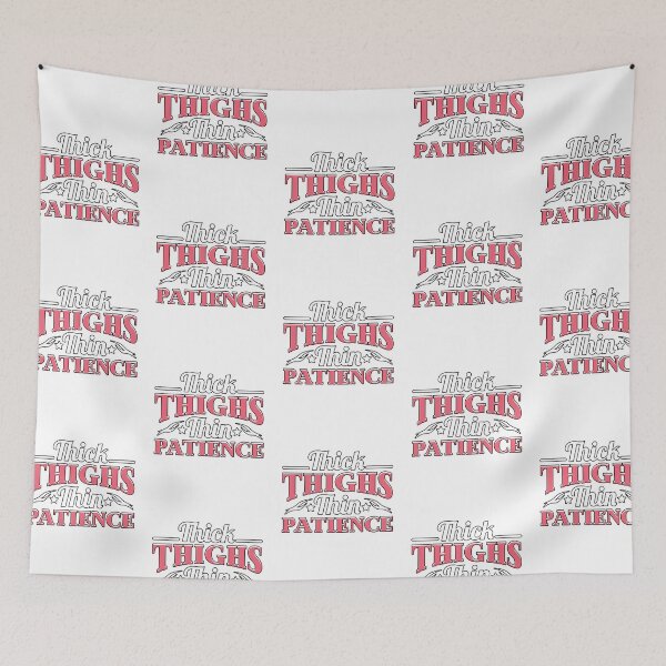 Item preview, Thick Thighs Thin Patience Workout Gift Men Women designed and sold by itsagrind.