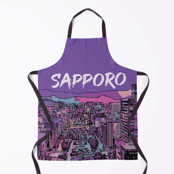 Item preview, Sapporo - Japanese City Pop Aesthetic designed and sold by Lakeric Cityscapes.