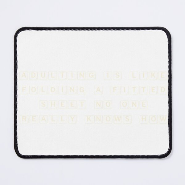 Item preview, Adulting is like folding a fitted sheet—no one really knows how designed and sold by Ninjacatoff.