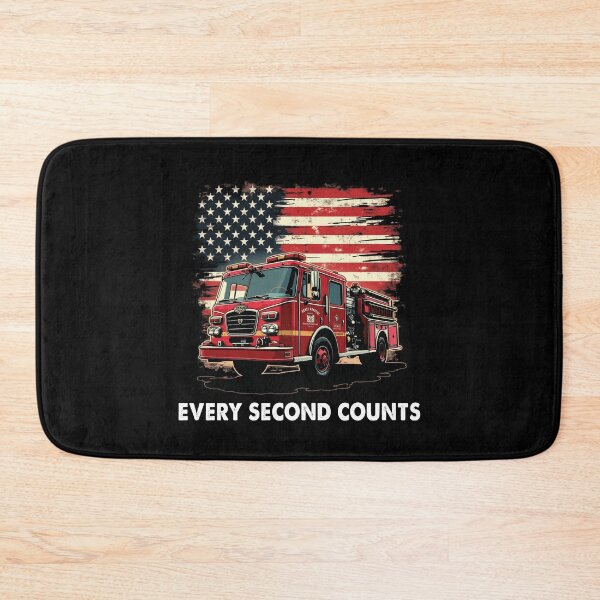 Item preview, Fireman American Flag Thin Red Line Firefighter designed and sold by Blok45.