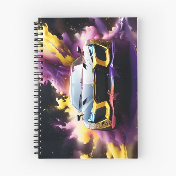 Item preview, Supercoche, negro y amarillo, tormenta de colores designed and sold by DigitalHeadache.