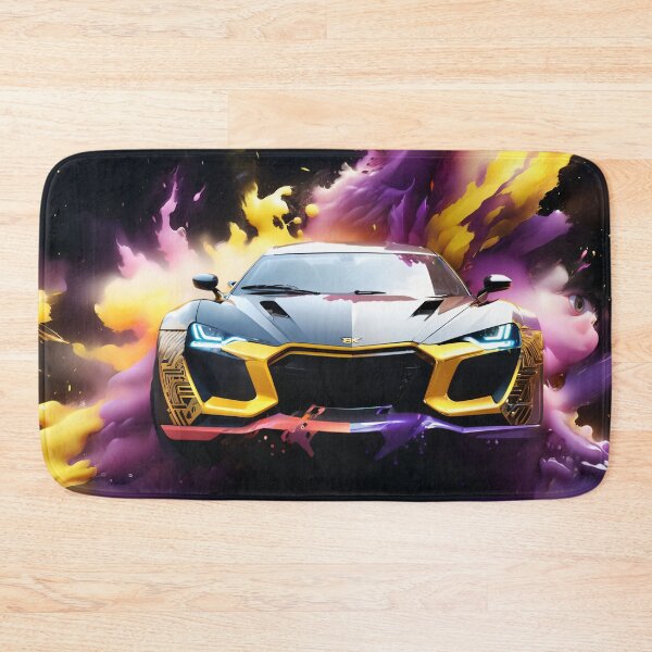 Item preview, Super Car, Black & Yellow, Storm Of Colors designed and sold by DigitalHeadache.