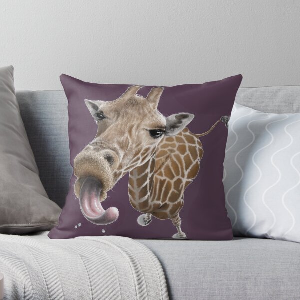 Give me a kiss Throw Pillow