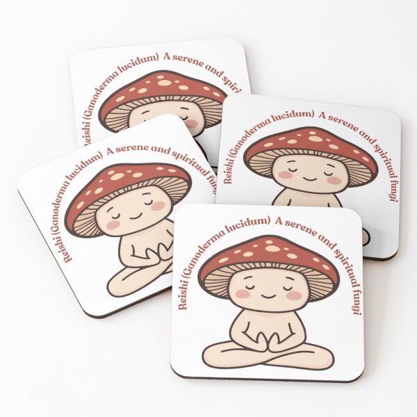 Item preview, Reishi: A serene and spiritual fungi designed and sold by Forest Aura Vibes.
