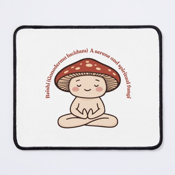 Item preview, Reishi: A serene and spiritual fungi designed and sold by Forest Aura Vibes.