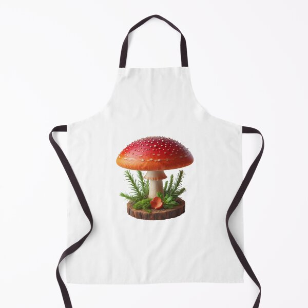 Item preview, Fly agaric mushroom on a white background. designed and sold by Vetagio.