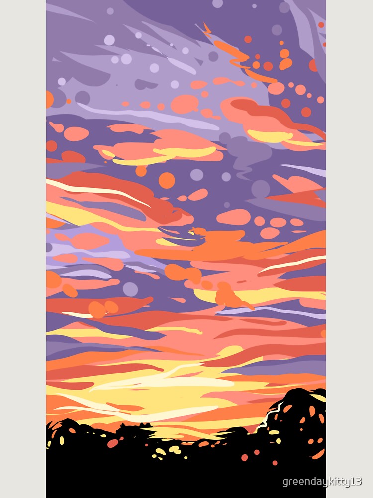 Thumbnail 6 of 6, Premium Oversized Sweatshirt, sunset designed and sold by greendaykitty13.