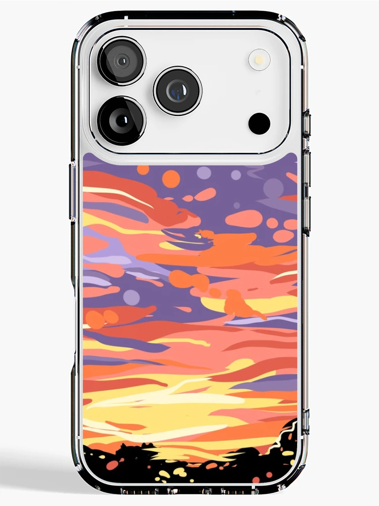 Thumbnail 1 of 5, iPhone Case, sunset designed and sold by greendaykitty13.