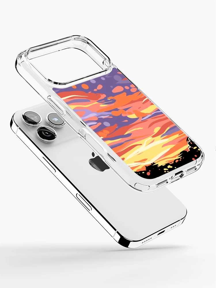 Thumbnail 2 of 5, iPhone Case, sunset designed and sold by greendaykitty13.