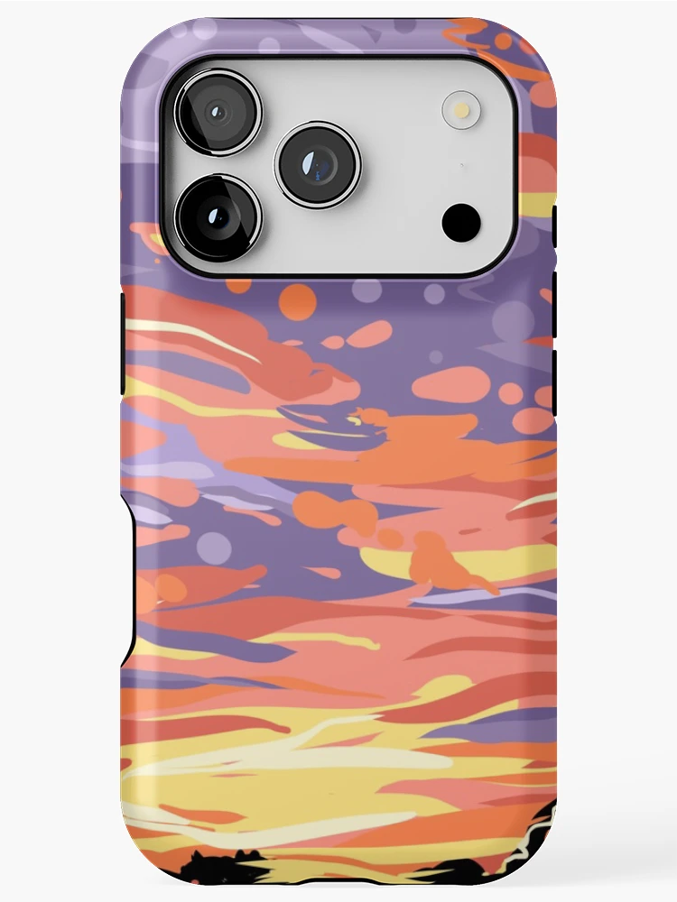 Thumbnail 1 of 4, iPhone Case, sunset designed and sold by greendaykitty13.