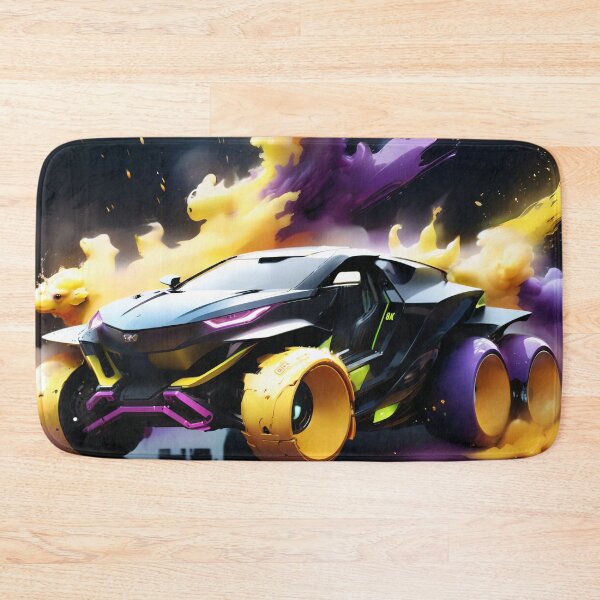 Item preview, Super Car, Black & Yellow & Purple, Colors Storm  designed and sold by DigitalHeadache.