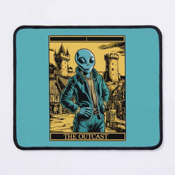 Item preview, "The Outcast" Tarot Card | Alien in Disguise | Neurodivergent & ADHD/Autism Theme designed and sold by MillennialVibe.