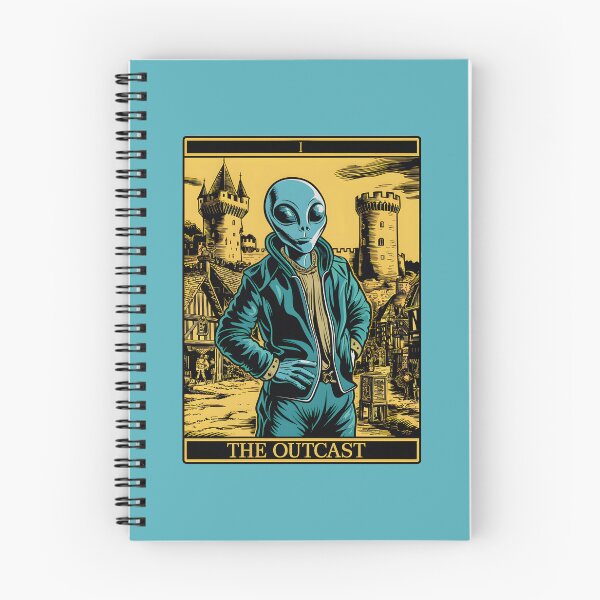 Item preview, "The Outcast" Tarot Card | Alien in Disguise | Neurodivergent & ADHD/Autism Theme designed and sold by MillennialVibe.