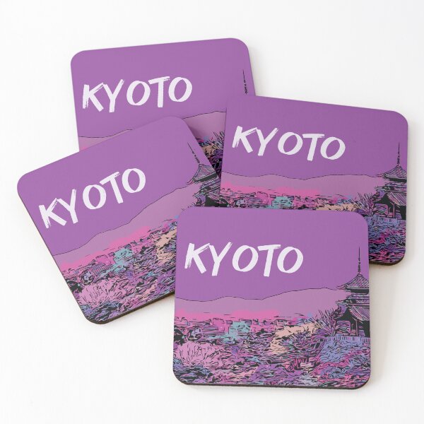 Item preview, Kyoto - Japanese City Pop Aesthetic designed and sold by Lakeric Cityscapes.