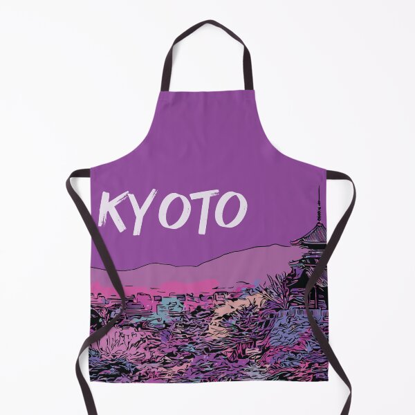 Item preview, Kyoto - Japanese City Pop Aesthetic designed and sold by Lakeric Cityscapes.