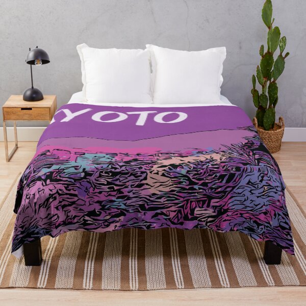 Item preview, Kyoto - Japanese City Pop Aesthetic designed and sold by Lakeric Cityscapes.