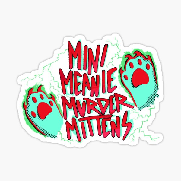 Artikel-Vorschau von Mini Meanie Murder Fäustlinge, designt und verkauft von awkaffections.