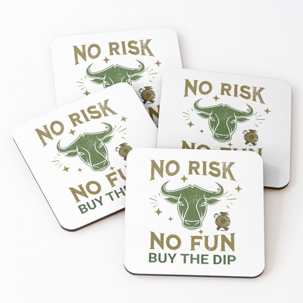 Item preview, No Risk No Fun - Buy the Dip designed and sold by NordicBadger.