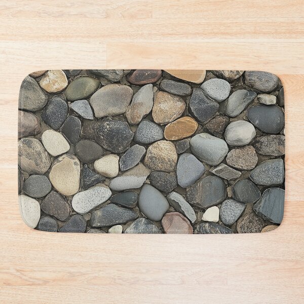 Item preview, Seamless Stone Texture with Natural Pebbles in Earthy Tones designed and sold by seelya83.