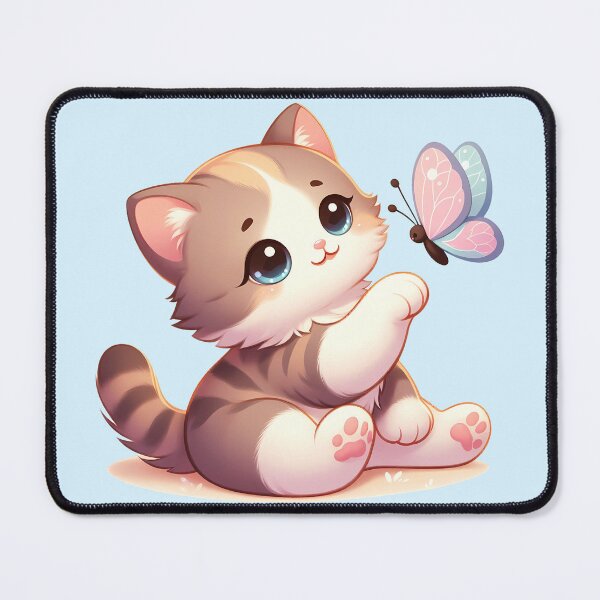 Item preview, Kitty and her butterfly friend: A magical friendship designed and sold by LV-creator.