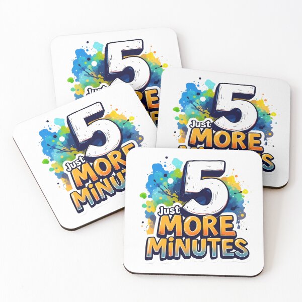 Item preview, Five More Minutes Procrastination Vibes designed and sold by roxysnextgenart.
