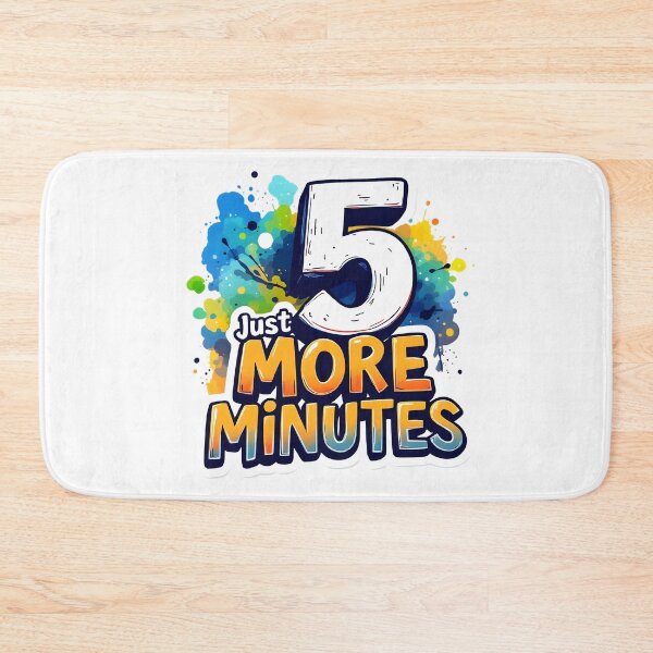 Item preview, Five More Minutes Procrastination Vibes designed and sold by roxysnextgenart.