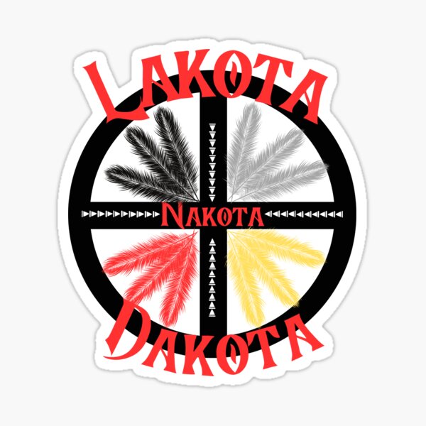 Lakota nakota dakota Sticker