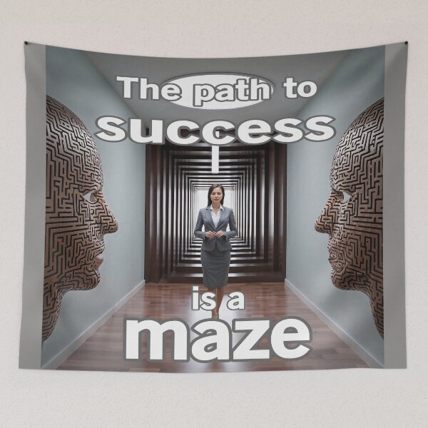 Item preview, The Path To Success Is A Maze designed and sold by Surreallytee.