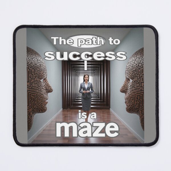 Item preview, The Path To Success Is A Maze designed and sold by Surreallytee.