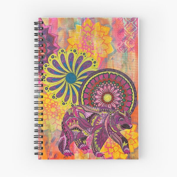 Item preview, Hippy Floral Bear designed and sold by WPPrints.