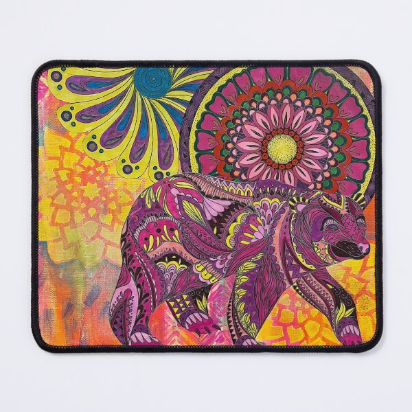 Item preview, Hippy Floral Bear designed and sold by WPPrints.